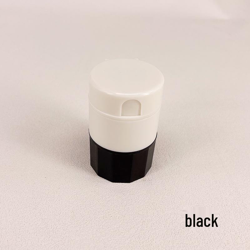 Pill Cutter & Grinder: 4-Compartment Tablet Crusher and Dispenser for Easy Medication Management.