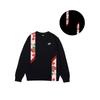 Nike Sports Outdoor Trendy Versatile Silk Floral Logo Round Neck Sweatshirt Unisex Sweatshirt Black BV2667-010(TEAM702-A13)