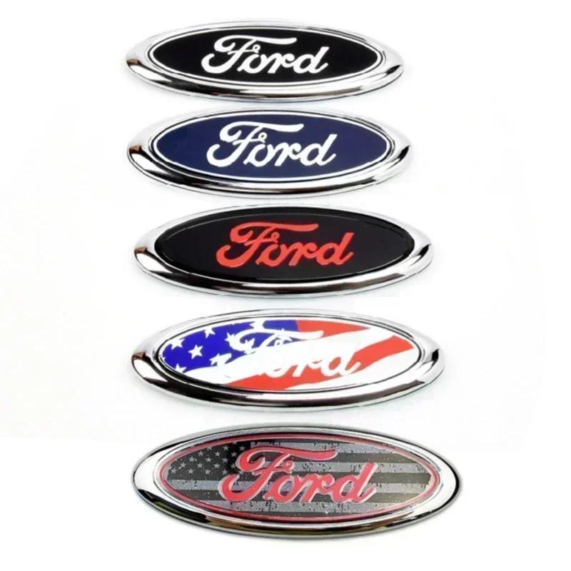 5x6CM ABS Auto Body Emblem Badge Stickers for Ford Fiesta Ranger Focus Fusion Escape Transit Mondeo Edge Ecosport WA5