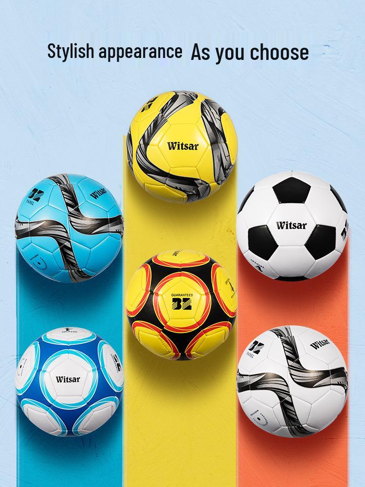 Youth Machine-Stitched Football: Sizes 3, 4 & 5 for Kids & Students Training