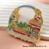 Metal Landmark Sandscape Refrigerator Magnet - Zinc Alloy Cultural Scenic Attraction