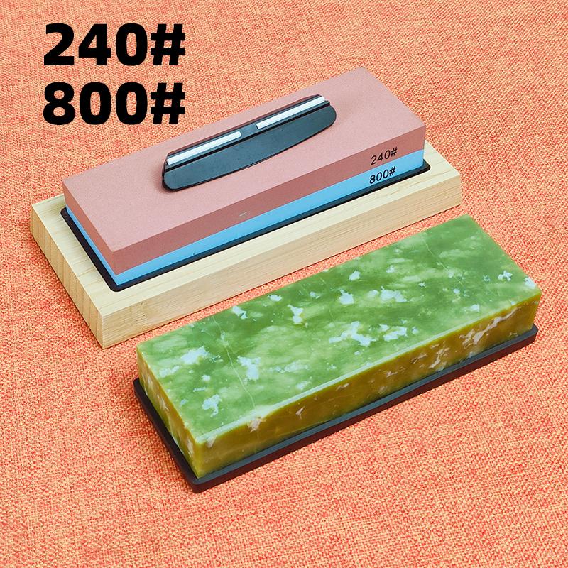 Sharpening Stone Knife Professional Sharpener Whetstone Dual Side Set Grinding Shapner Water Wetstone Kitchen Accessories Tool
