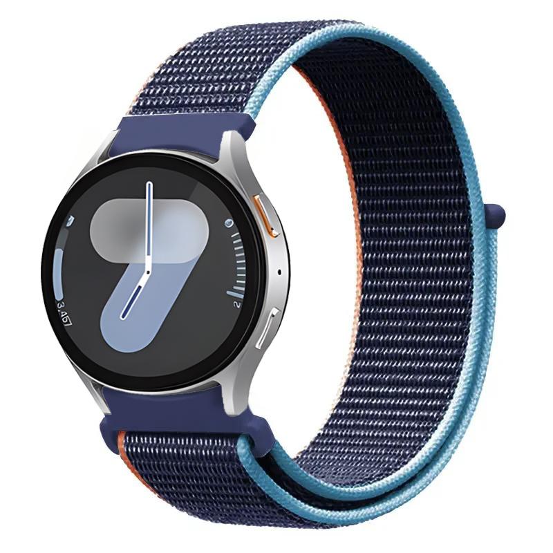Nylon Loop Band for Samsung Galaxy Watch 7/FE/6 5 4 44mm 40mm Original Wristband for Watch 6 Classic 47mm 43mm/5 Pro 45mm Strap
