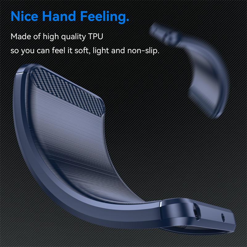 Silicone Anti-fall Brushed Shell For Xiaomi Redmi Note 14 Pro 4G 5G Note14Pro Plus Case Carbon Fiber Protect Cover for Redmi 14C