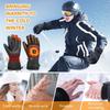 Heated Gloves for Men - Rechargeable Electric Battery Heated Gloves for Men and Women Touchscreen Winter Thermal Glove with 3 Heating Levels