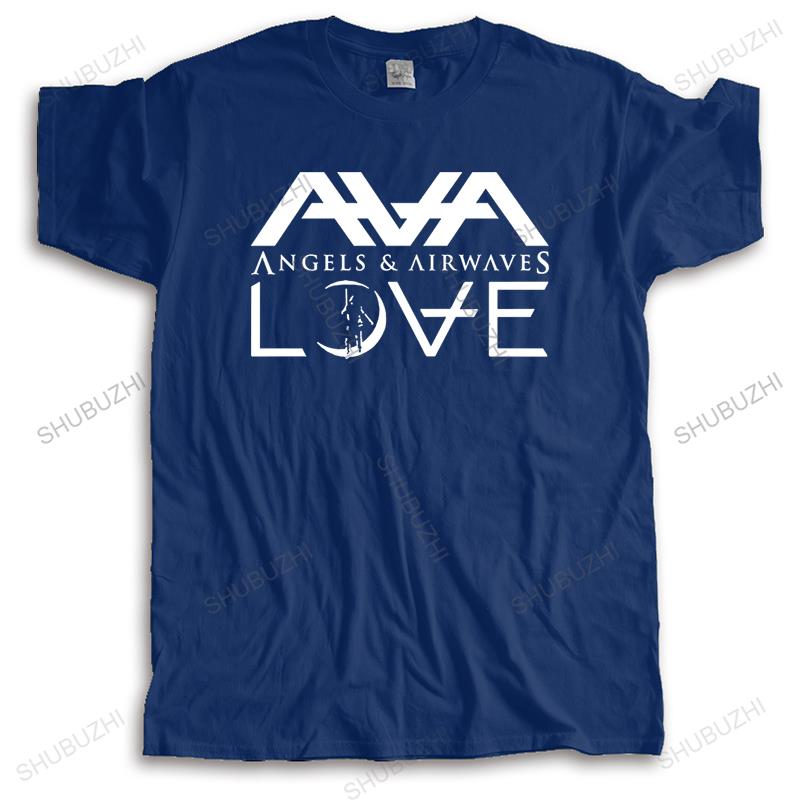 

мужская повседневная футболка с коротким рукавом в стиле streetwear, смешная, Angels Airwaves Love AVA Brand, хлопок, с круглым вырезом, крутая футболка, дропшиппинг S