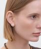 Halden Formica Big Ball Earrings (E032_Ivory)
