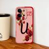 Per Cover Telefono Redmi 15C 4G 5G Fiori Nome Lettere Morbida Silicone Liquido Custodia a Protezione Totale Per Redmi 15 C Alloggiamento Antiurto