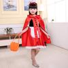 Party Princess Costume Set Dress with Cloak 4Pieces Cosplay Costumes  Girl