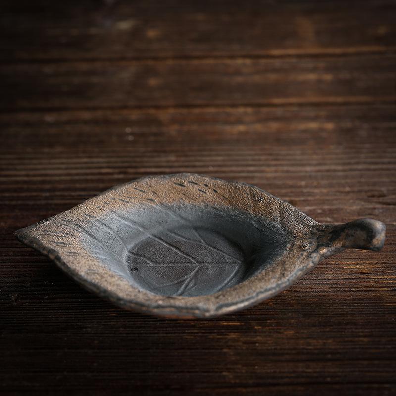 

Japanese Coarse Pottery Cup Holder Coasters Vintage Heat Resistant Tea Mat Kung Fu Tea Set Tea Ceremony Utensils Accessories
