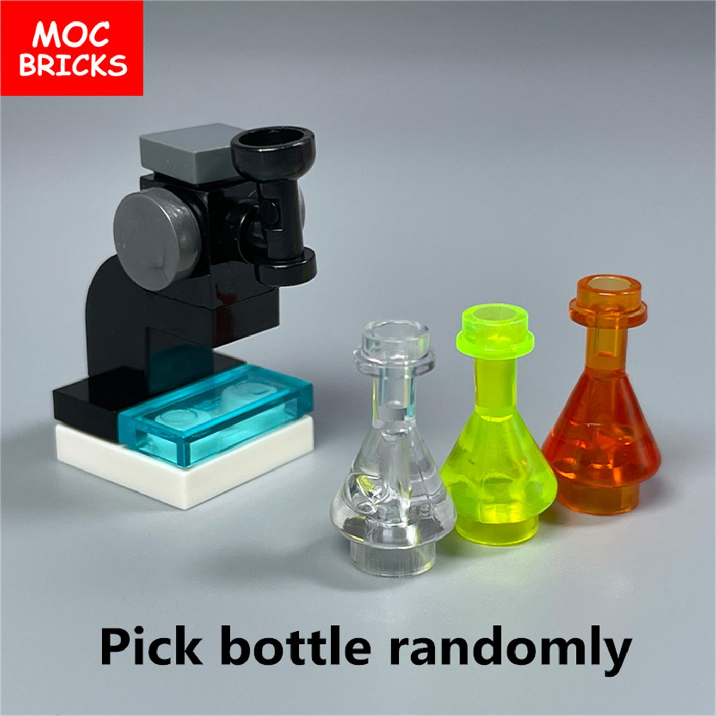 

Kit MOC Bricks DO-IT-YOURSELF Single hole microscope Medical Figure Chemical Bottle Educational Constructing Blocks Playthings Children Presents