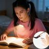 Portable Dimmable Book Lamp USB Rechargeable Neck Light Flexible LED Reading for Knit Bed Travel Camping Work