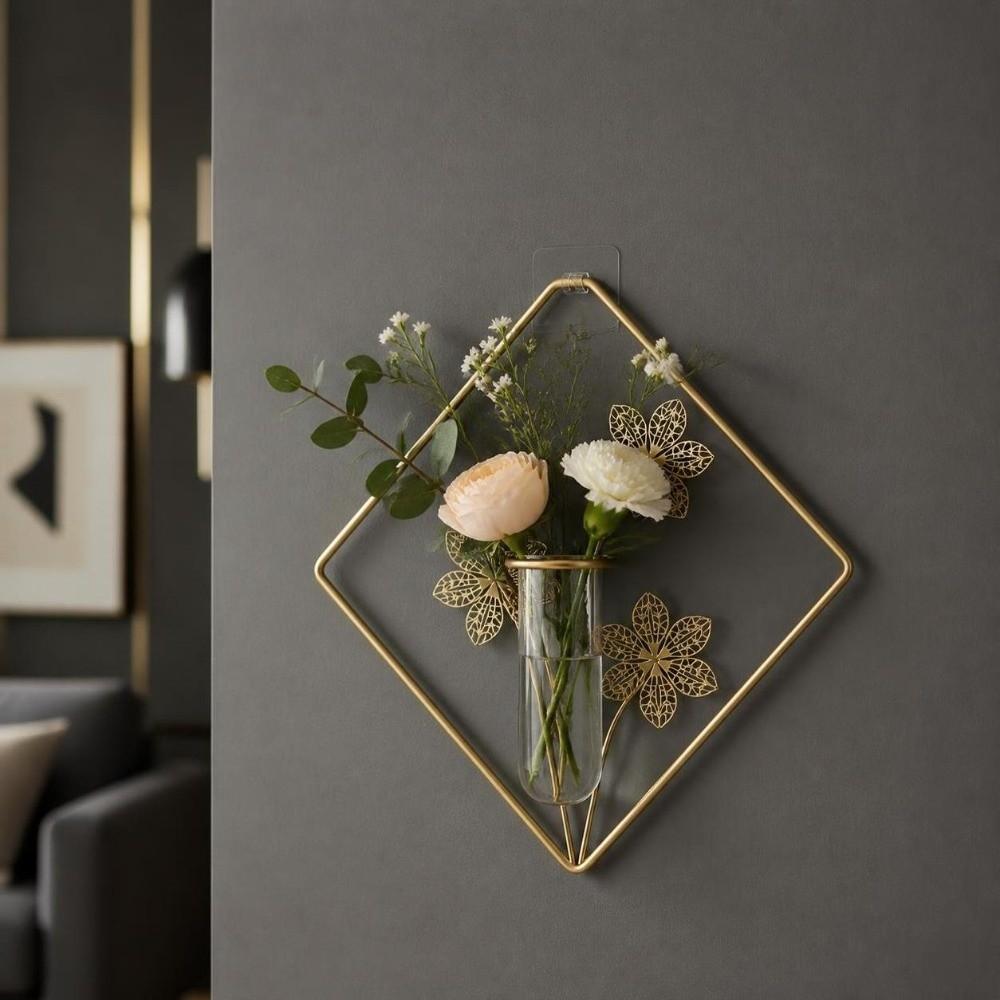 Vase Wall Mounted Planter Flower Pot Wall Hanging Planter Shelf Wall Decoration Home Decor