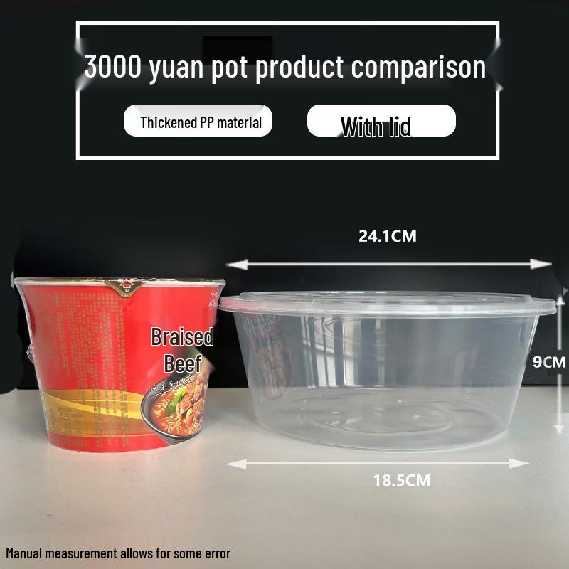 

Disposable Plastic Round Takeout Bowls