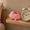 Cloud Shaped Storage Holder, Cute Smiling Face Decor, Multi-Functional Organizer for Pen Succulents & Makeup Brush, Compact Ornament for Desktop Decor