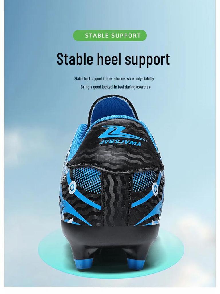 Children's Professional Football Training Shoes with Long Spikes for Boys and Girls - Medium and Large Sizes