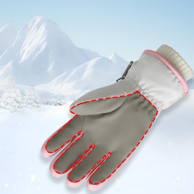 Winter Outdoor Child Full Palm Touch Screen WindProof Waterproof Keep Warm Ski Gloves