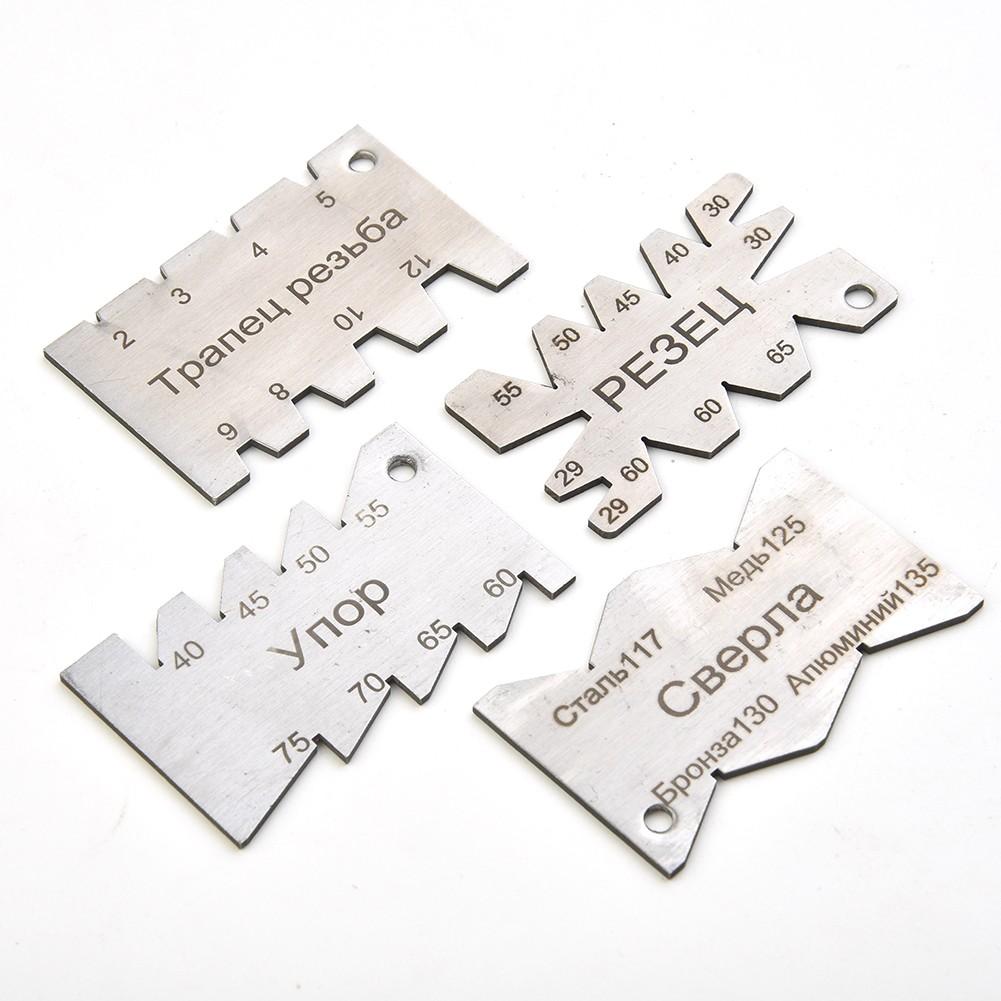 Angle Gauge Angle Measurement Tool 4pcs Carbon Steel Tool