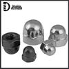 Nickel/Black Plated Carbon Steel One-Piece Screw Cap with Ball Head M3-M8