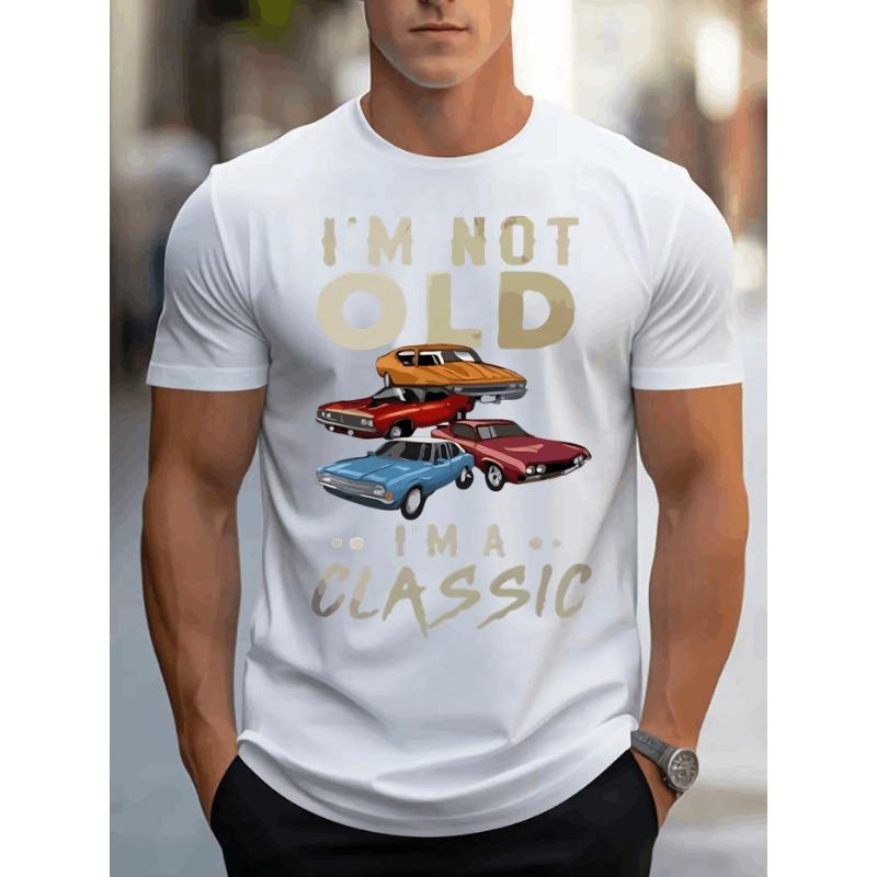 

Men s Graphic Print T-Shirt Casual Short-Sleeve Top XL