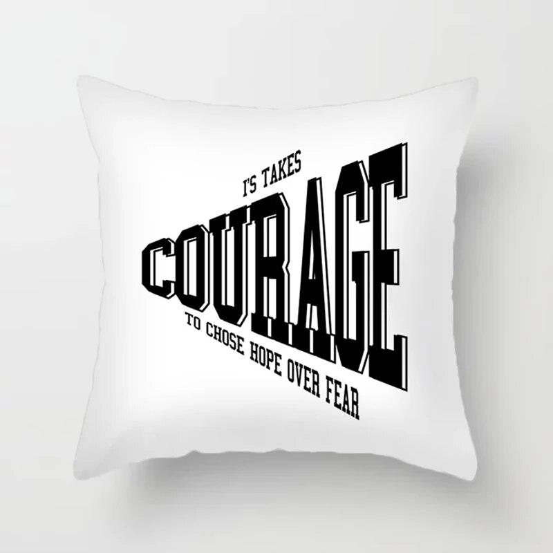 

Черная наволочка с принтом, чехол для дивана для спальни, гостиной 40x40cm