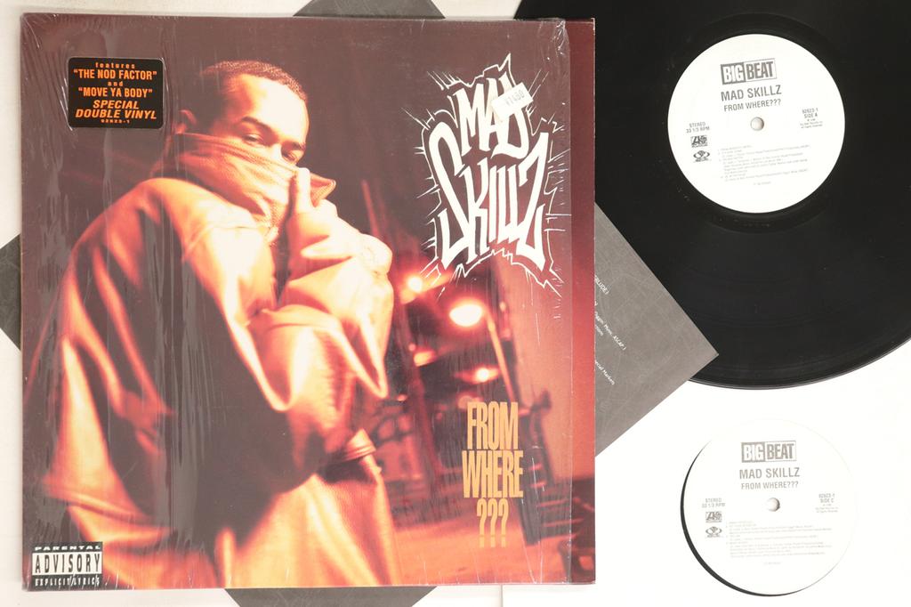 LP Record MAD SKILLZ - From Where??? 926231 BIG BEAT 1996 US Rap & Hip-Hop/R&B Used