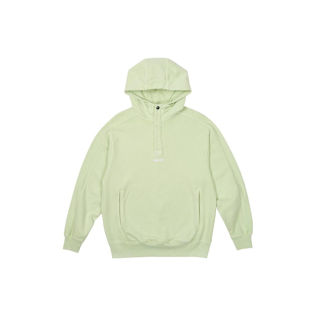 Palace Washed Terry 1/4 Placket Hood Mojito Unisex Tops Green P24CS137