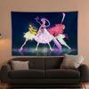 Korean Animation Fantasy K-pop Demon h-Hunters Cartoon Character Tapestry Room Decoration Home Decor Bedroom Wall Hanging Fabric