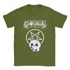 Chiikawas Black Metal T Shirts Men Cotton Amazing TShirt Round Collar  Tees Short Sleeve Clothing Plus Size