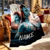 Custom Name Personalized Avatar Print Blanket, Home Decor, Bedroom, Sofa, Camping, Couch, Gifts for Birthday ChristmasEnthusiasts