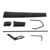 7pcs Car Interior Decoration Trim Kit Carbon Fiber Style Replacement for Civic 2016‑2020