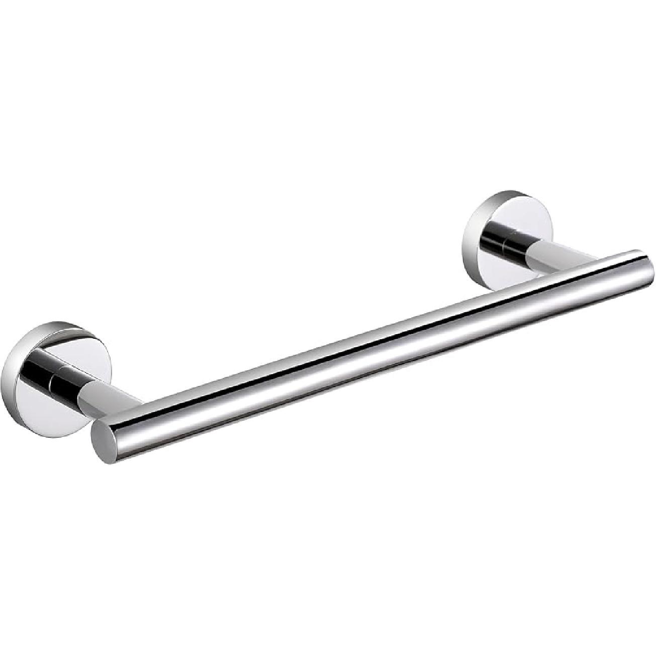 SEIDO Hand Towel Holder Chrome, 304 Stainless Steel Bathroom Towel Bar, 9 Inch Towel Racks for Bathroom, Polished Chrome 1 Pack