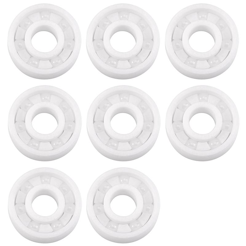 8X 608 Full Ceramic Bearing Zro2 Ball Bearing 8Mmx22mmx7mm Zirconia Oxide Bearing
