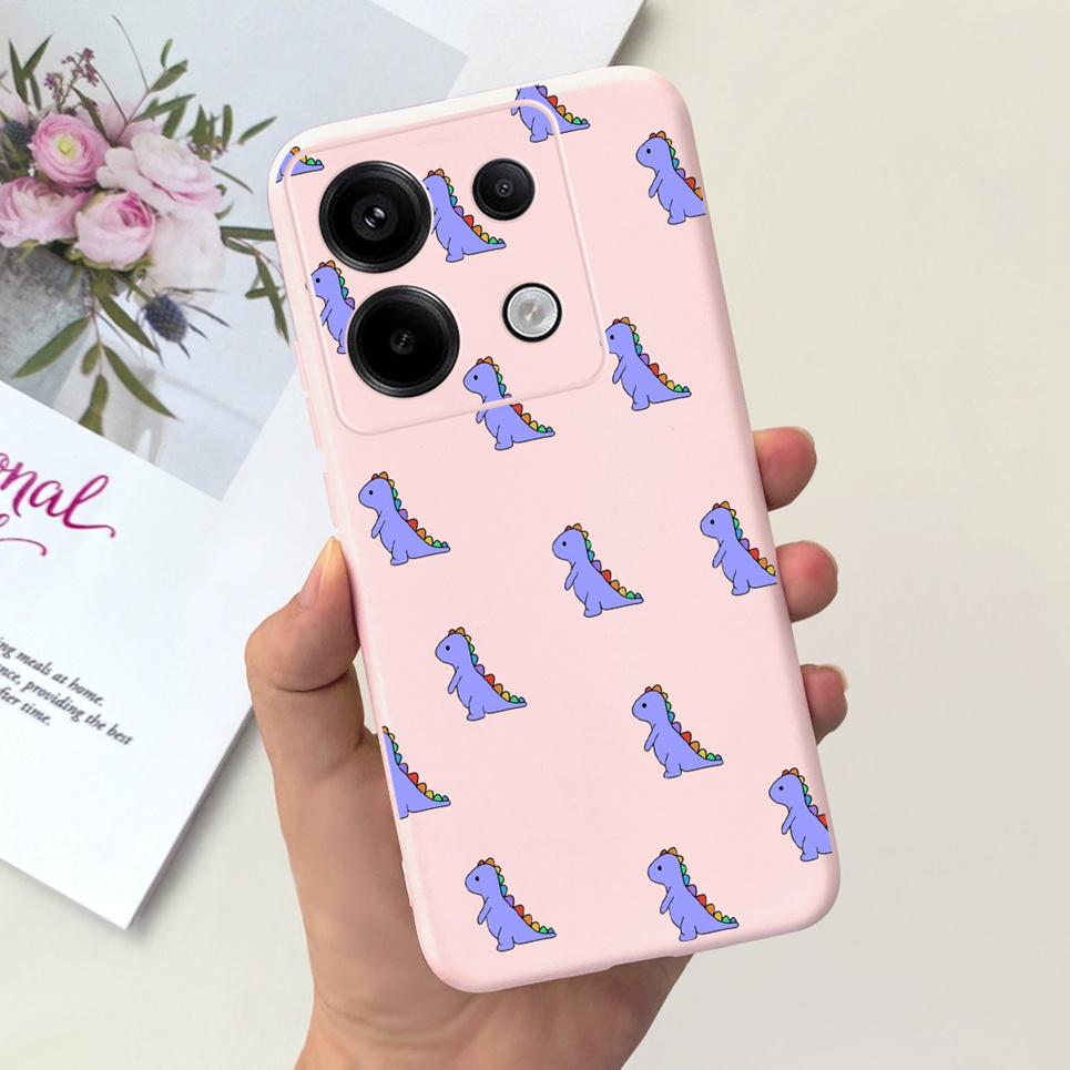 For Xiaomi Poco X6 Pro 5G Poco M6 Pro 4G Phone Case Luxury Candy Silicone Cute Animals Soft Back Cover For PocoX6 PocoM6 5G Capa