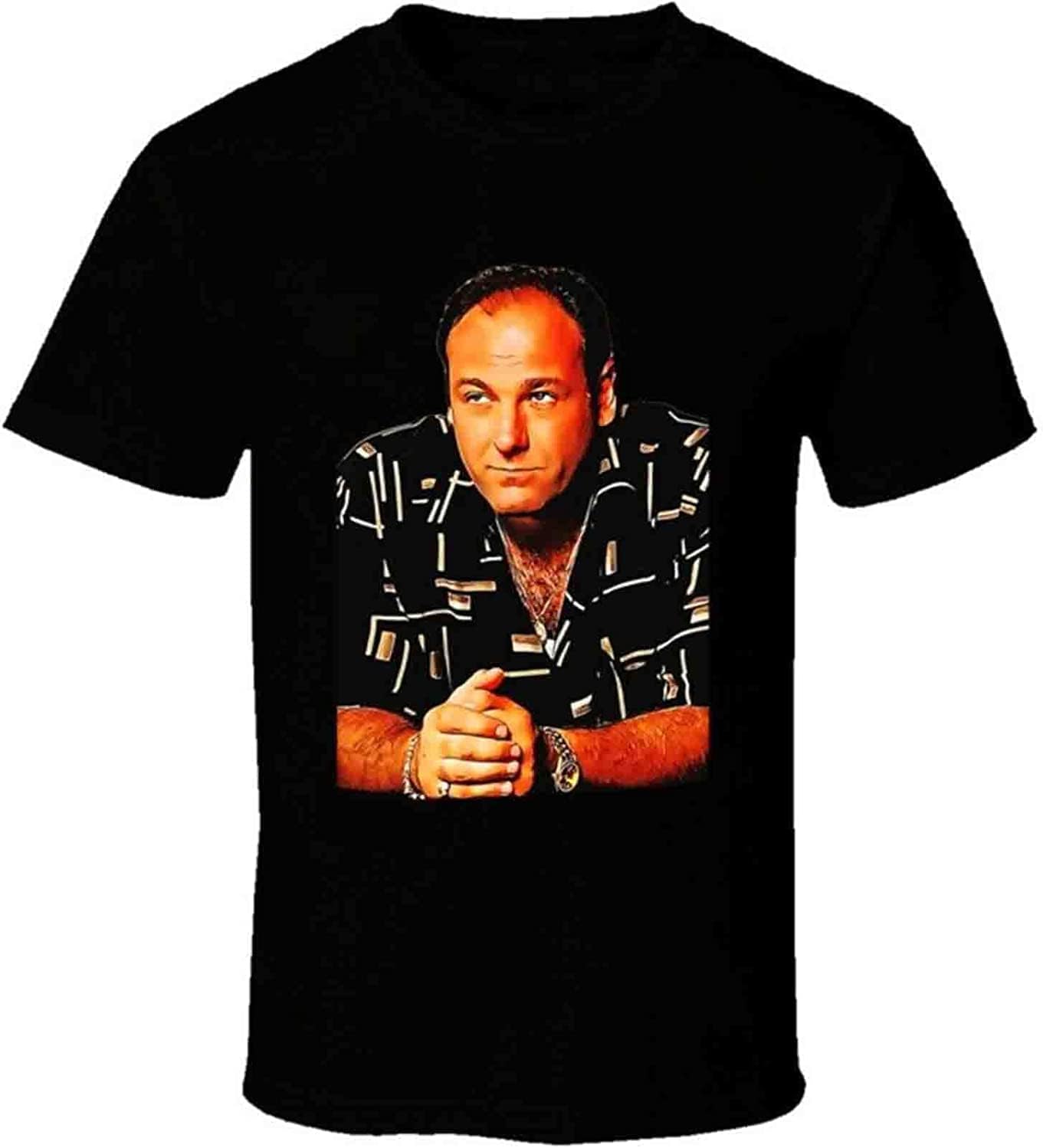 Tony Soprano James Gandolfini T Shirt Black 3XL чёрный
