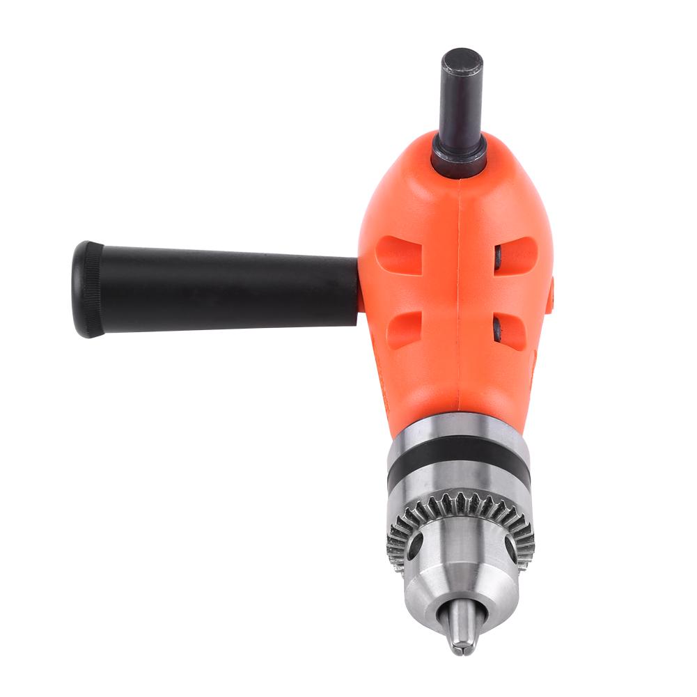 Right Angle Extension Adapter 90 Degree Electric Drill Attachment 9.5mm Round Shank With Handle