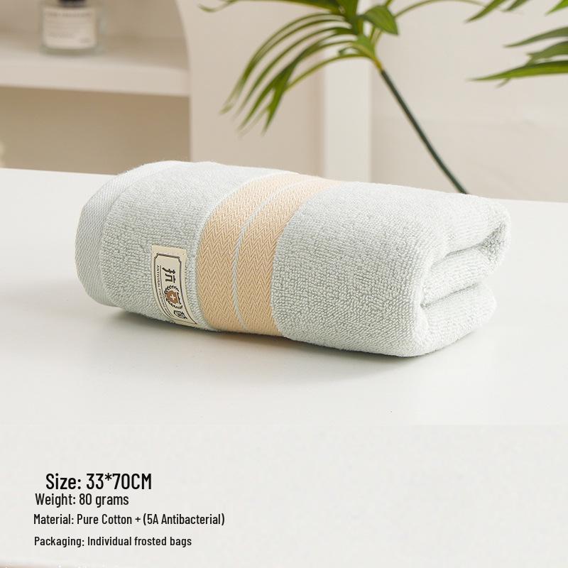 Antibakterielle reine Baumwolle einzeln verpackte Handtücher - Saugfähige Gesichts- & Badetücher für Erwachsene, Männer & Frauen