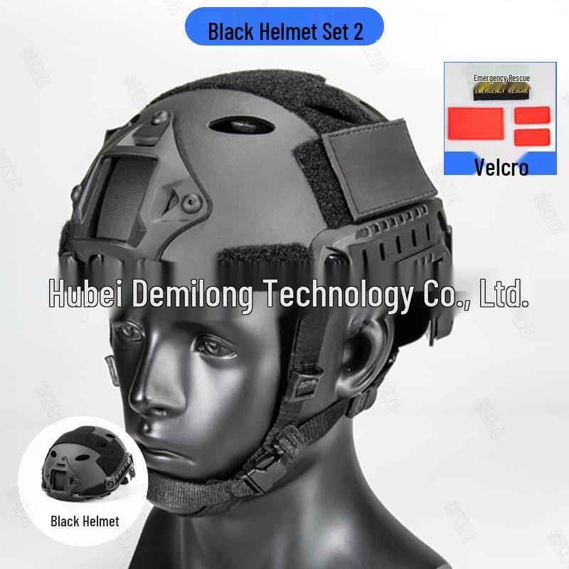 Set Casco di Salvataggio Nero e Rosso: Pronti per il Salvataggio da Terremoti e Acqua con Accessori Personalizzati