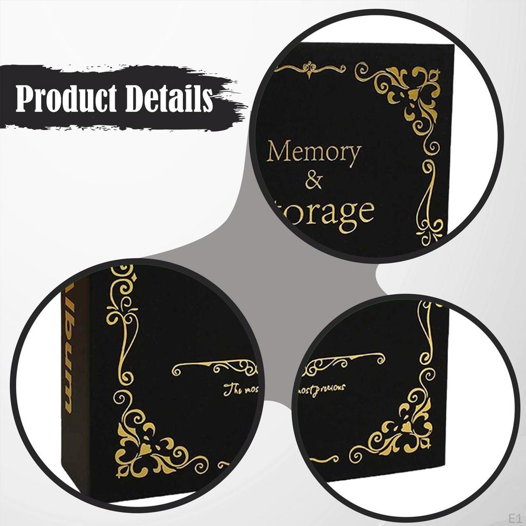 Photo Album 4x6 50 Pages,Picture Book with 100 Pockets DIY Memory for Party