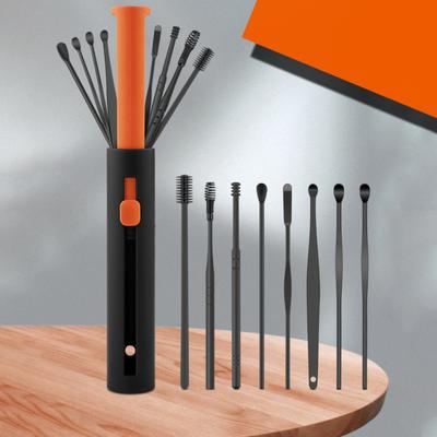 Kit d'outils sanitaires universels antirouille pour l'élimination du cérumen, Kit de cure-oreille pour enfants, 8 pièces/ensemble