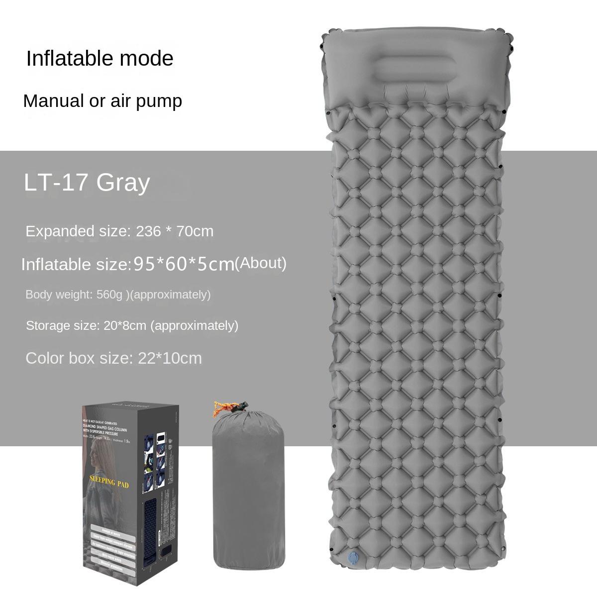 

Нова надувна подушка для кемпінгу на відкритому повітрі, портативний складаний автомобільний матрац, педаль, легкий надувний матрац, педаль, вологостійка підкладка