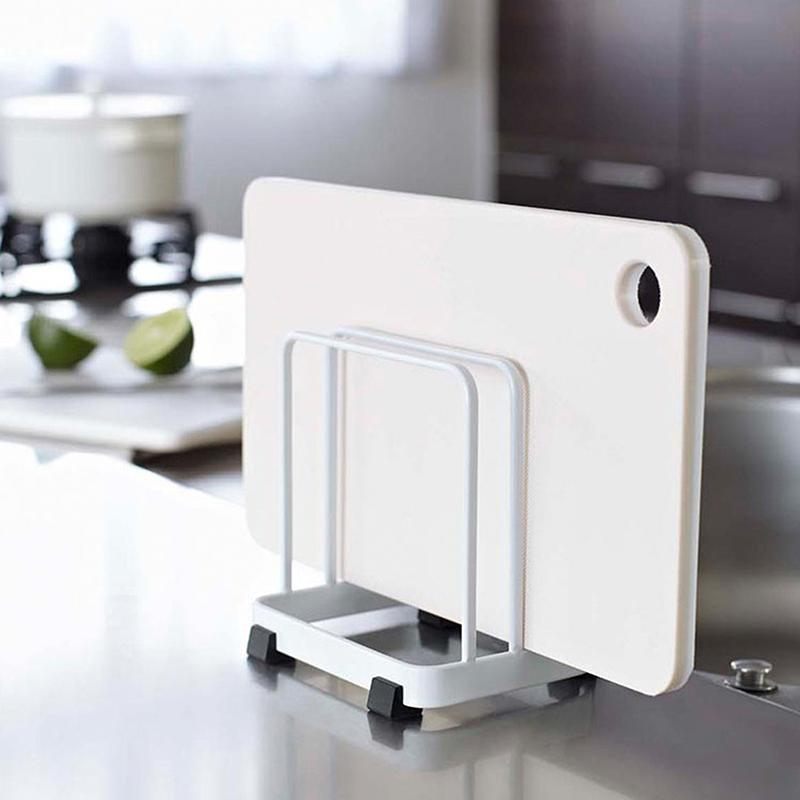 Cutting Board Organizer Layered Cutting Board Rack Vertical Sorting And Storage Drainage Tray Cutting Board Rack