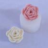 Camellia Flower Candle Mold Non Stick Easy to Demold for DIY Candle Gypsum Ornaments Home Decor Epoxy Resin Casting