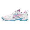 Li Ning Halberd 2 Confortables Et Tendance Antidérapantes Résistantes à l'abrasion Basse Top Chaussures de Badminton Unisexe Blanc Bleu AYZU019-2