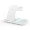 15W 3 in 1 LED Fast Wireless Charger Stand Foldable Charging Station For IPhone17-11 Apple Watch 9 8 7 6 5 Airpods Pro 4
