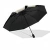 Ronaldo's Legacy Sports Automatic Umbrella Compact 8-Rib Lightweight Lightweight Durable Everyday Carry Umbrella Compact Folding Umbrella