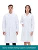 Unisex Custom Logo Long Sleeve Laboratory Coat