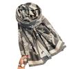 Women S Cat Silhouette Printed Double Sided Faux Cashmere Warm Scarf
