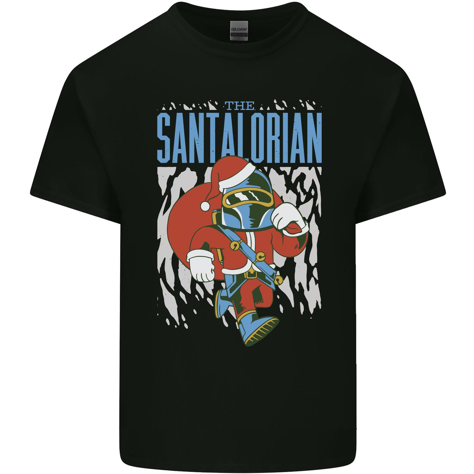 Christmas Parody Santalorian Funny Xmas Mens Light Cotton T-Shirt S