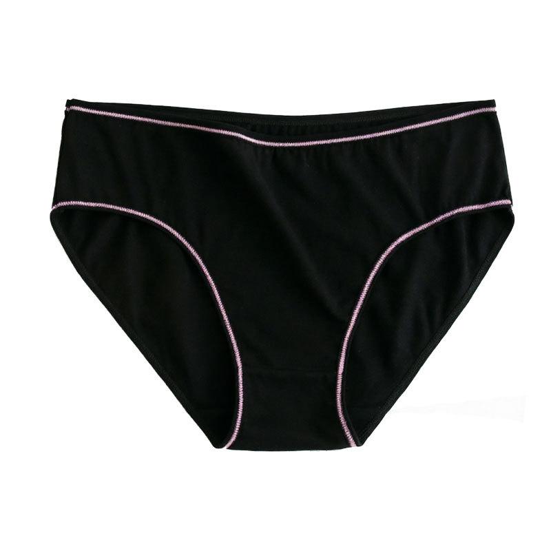 Female Spring and Summer Pure Cotton English Letter Print Low Waist Briefs